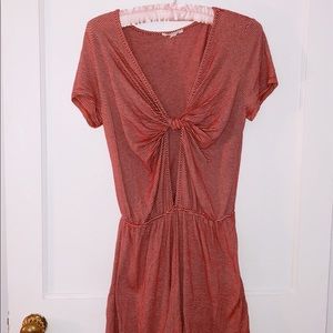 🥀🌹Red/White Striped Romper🌹🥀